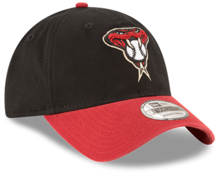 New Era Arizona Diamondback Core Classic 9Twenty Adjustable Hat product image 3, provided for visual reference and product