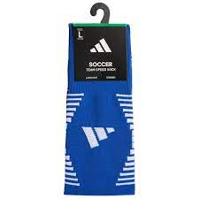 Adidas Team Speed 4 Soccer OTC Socks-BLUE/WHITE product image 1, provided for visual reference and product detail review