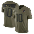 Drake Maye New England Patriots Salute to Service Jersey product image 1