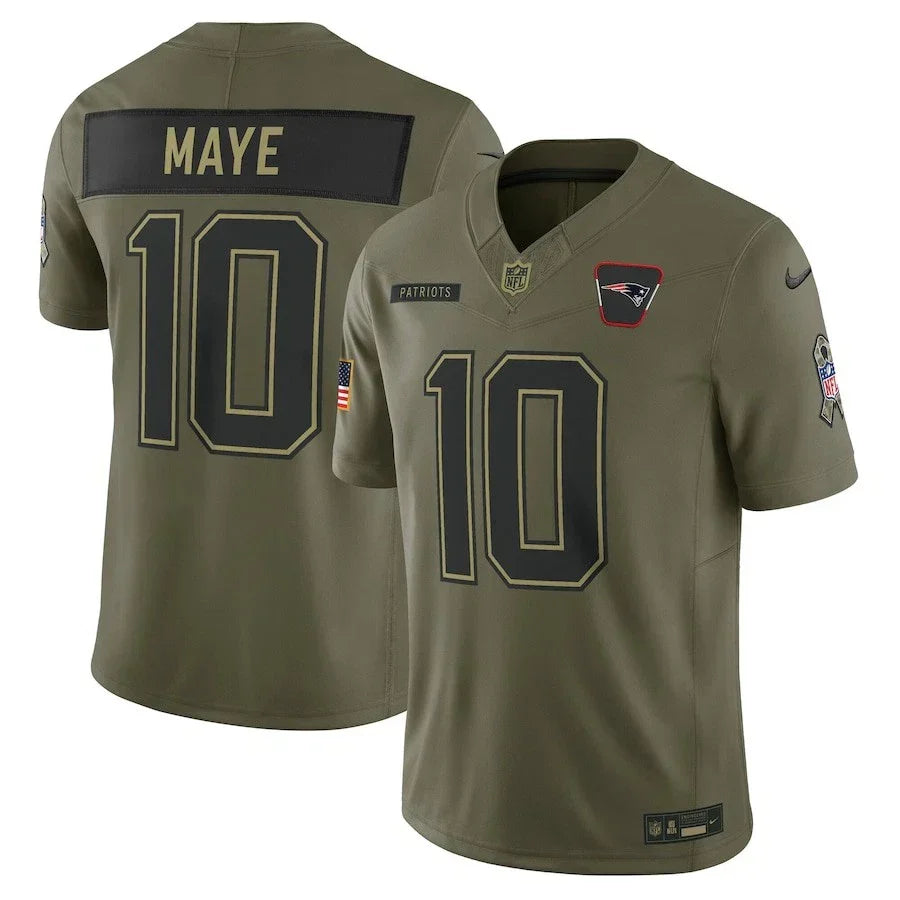 Drake Maye New England Patriots Salute to Service Jersey product image 1