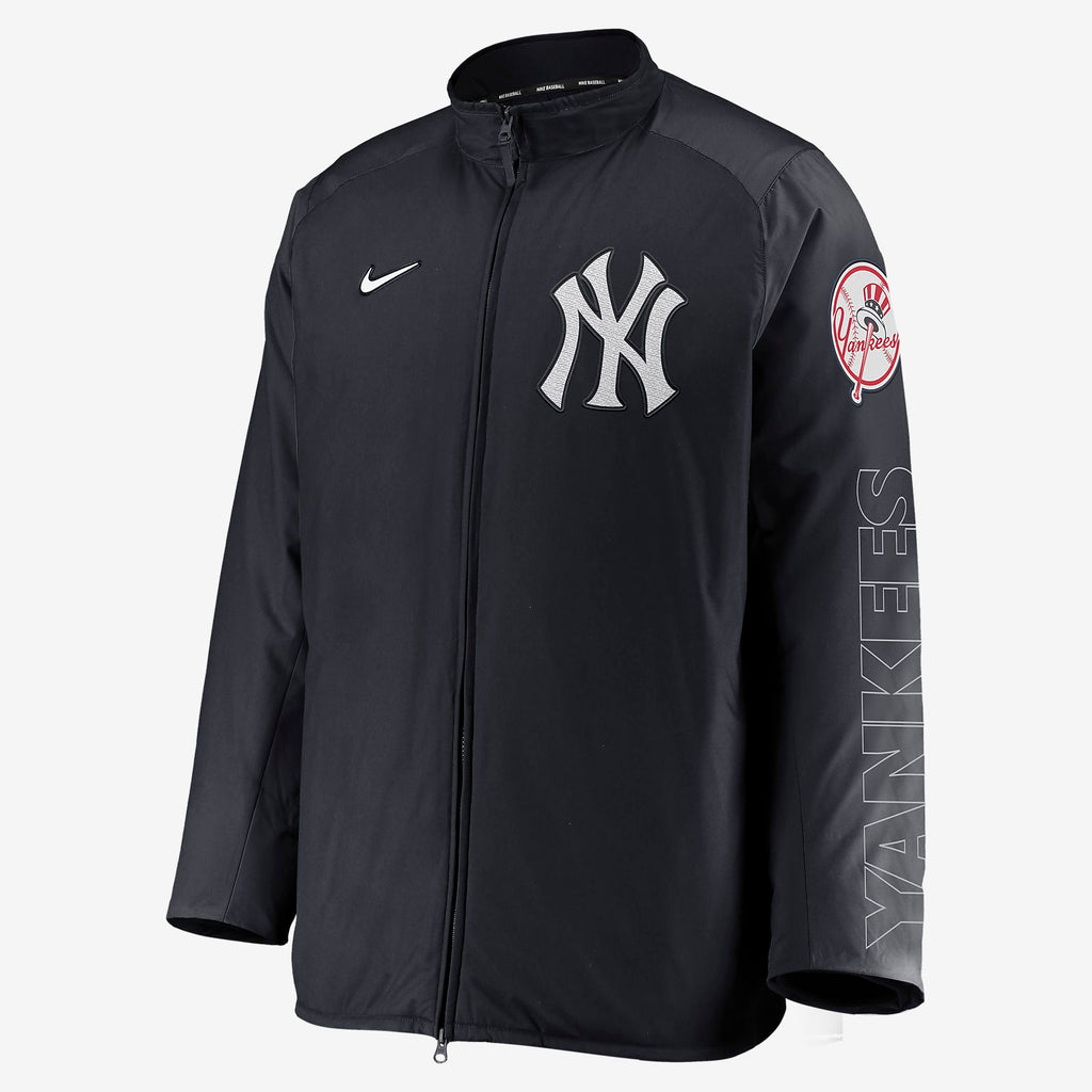 Nike Men New York Yankees Authentic Collection On-Field Road Dugout Jacket - Black product image 1, provided for visual