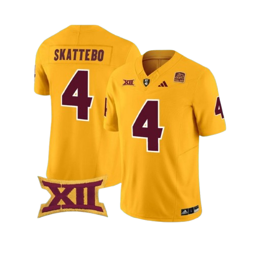 Cam Skattebo Arizona State Sun Devils Jersey - Yellow product image 1