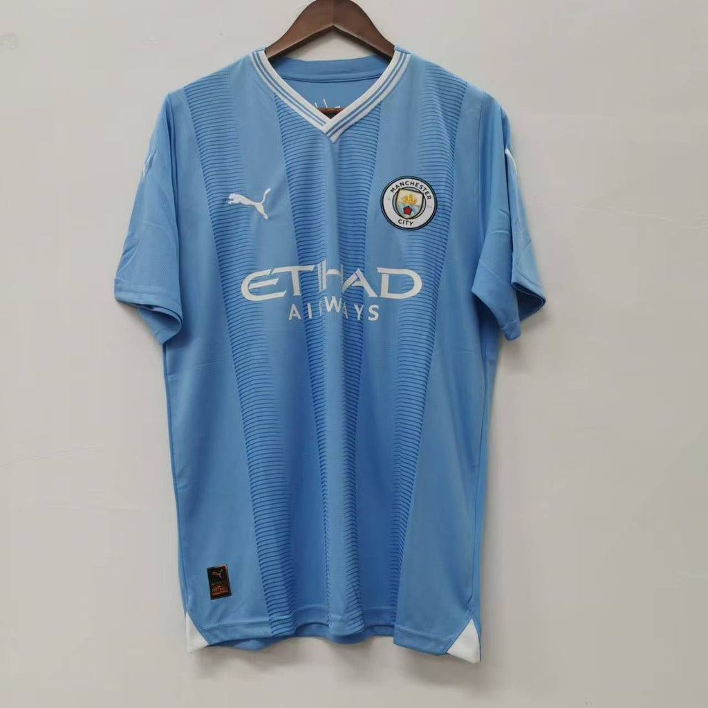 Manchester City Home Jersey 2023/24 With RODRIGO 16 Soccer product image 2