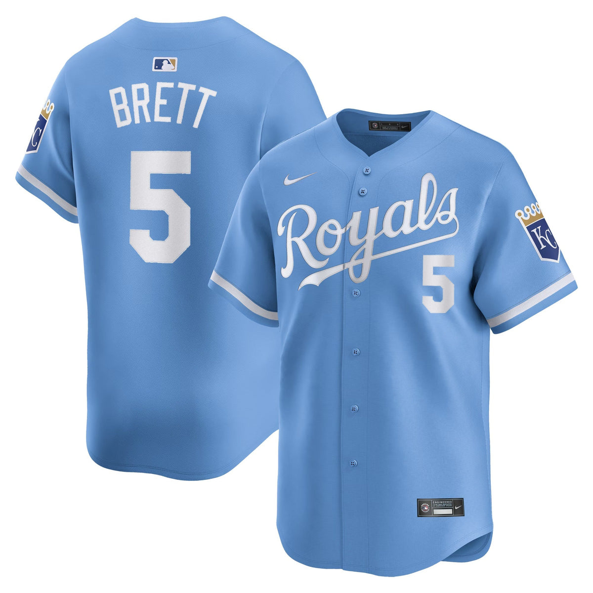 George Brett Kansas City Royals Alternate Jersey - Light product image 1