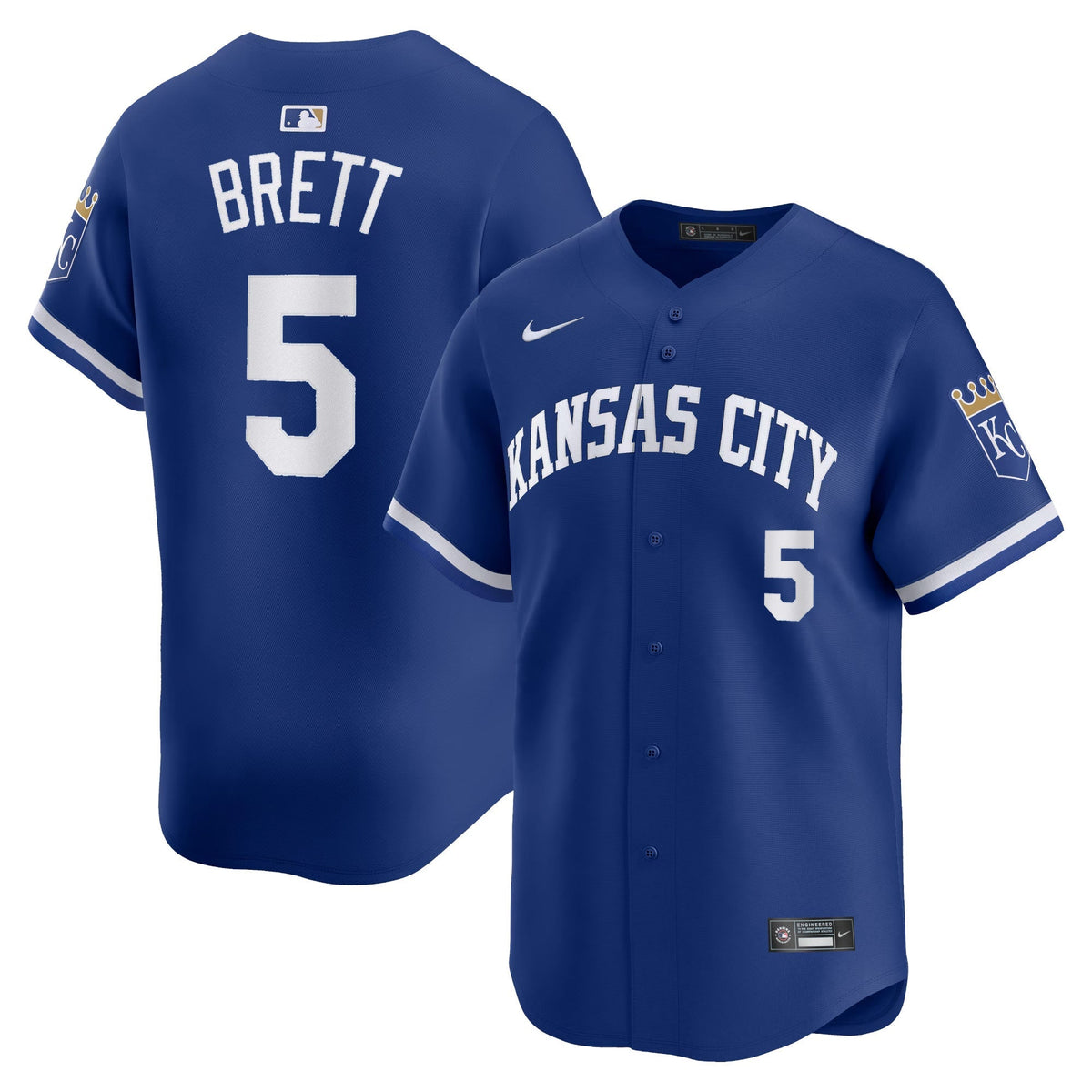 George Brett Kansas City Royals Alternate Jersey - Royal product image 1