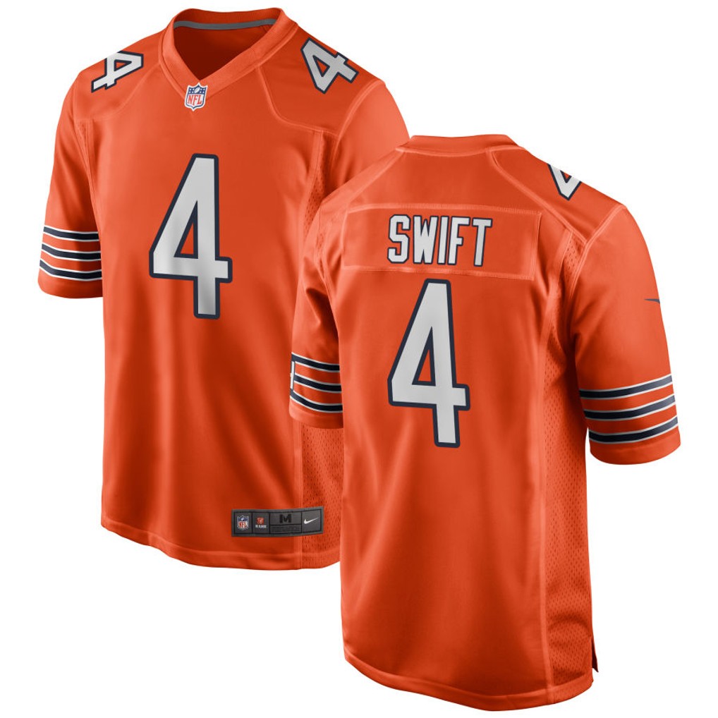 D'Andre Swift Chicago Bears Jersey - Orange product image 1