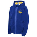 Golden State Warriors Youth Keyline FZ Sherpa Fleece Jacket product image 1, provided for visual reference and product