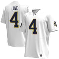 Jeremiyah Love Notre Dame Fighting Irish Jersey - White product image 1