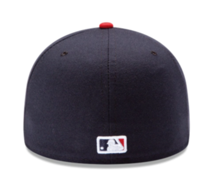 Atlanta Braves New Era Home Authentic Collection 59Fifty Fitted-On-Field Collection -Blue/Red product image 4, provided for