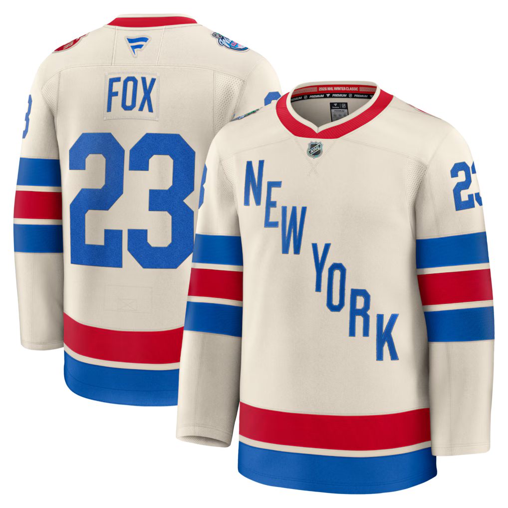 Adam Fox New York Rangers 2026 NHL Winter Classic Premium product image 1