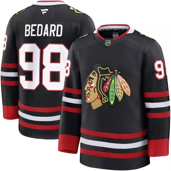 Connor Bedard Chicago Blackhawks Alternate Premium Jersey product image 1