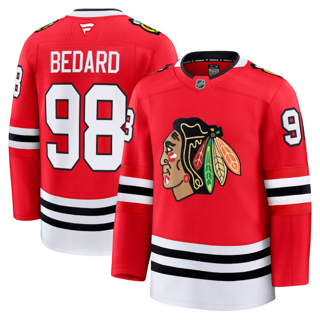 Connor Bedard Chicago Blackhawks Home Jersey - Red product image 1