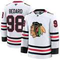 Connor Bedard Chicago Blackhawks Away Premium Jersey - White product image 1