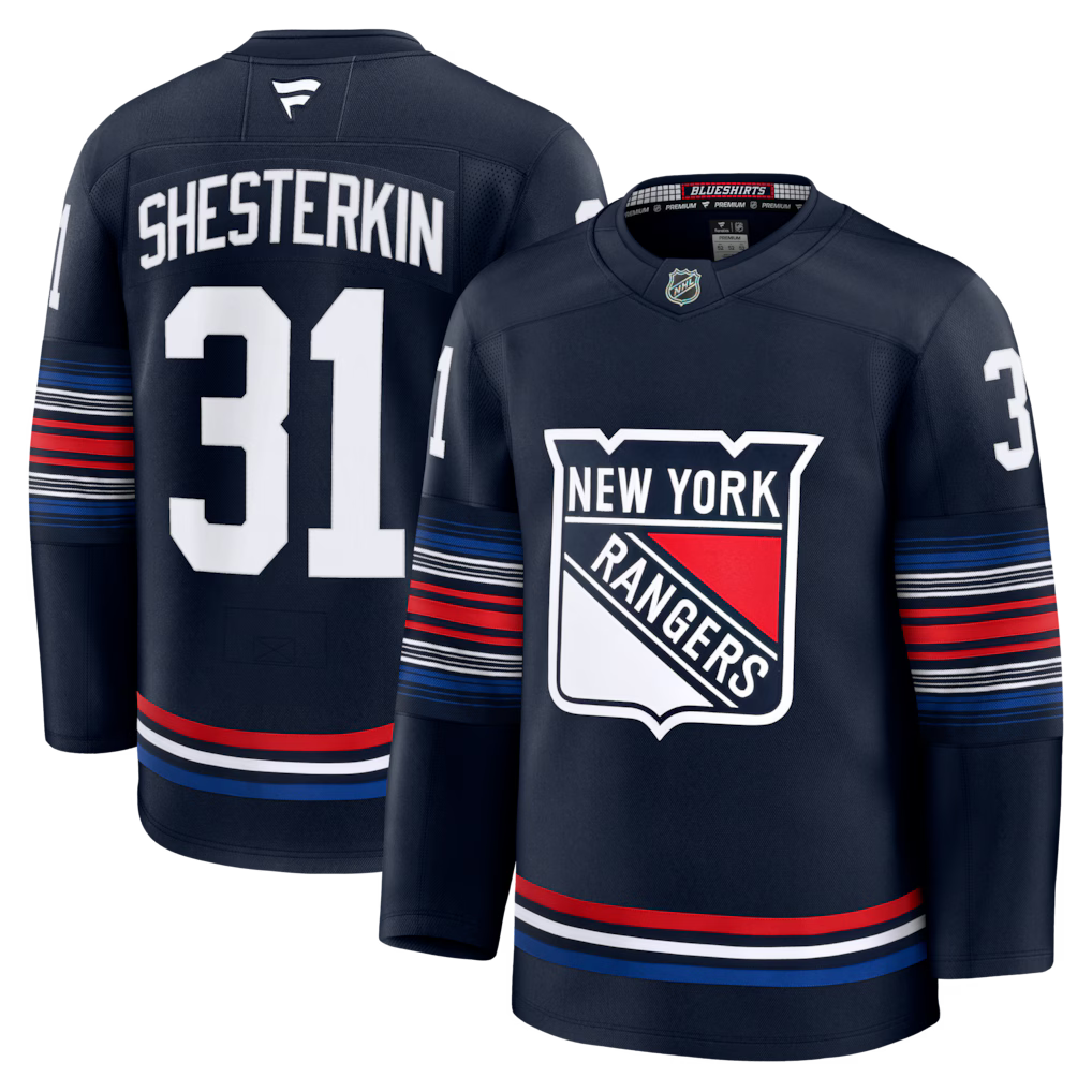 Igor Shesterkin New York Rangers Alternate Jersey - Navy product image 1