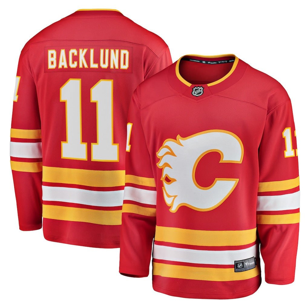 Mikael Backlund Calgary Flames Home Player Jersey - Red product image 1
