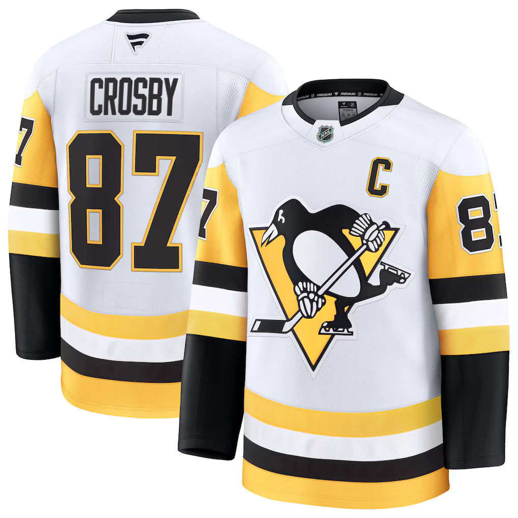 Sidney Crosby Pittsburgh Penguins Away Jersey - White product image 1