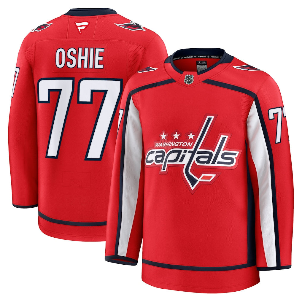 TJ Oshie Washington Capitals Home Premium Jersey - Red product image 1