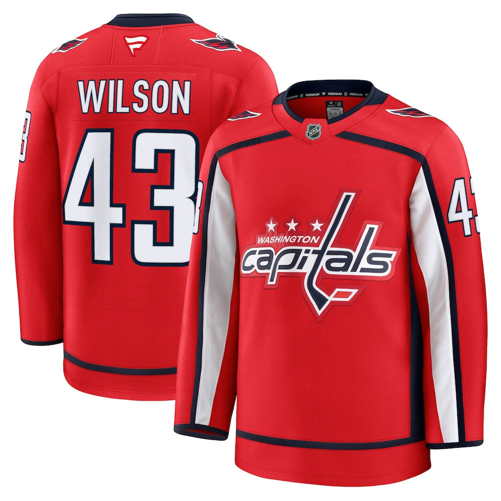 Tom Wilson Washington Capitals Home Premium Jersey - Red product image 1