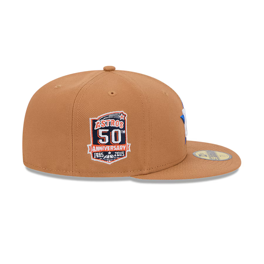 New Era Houston Astros Color Pack 59FIFTY Fitted Hat-Brown product image 5, provided for visual reference and product detail