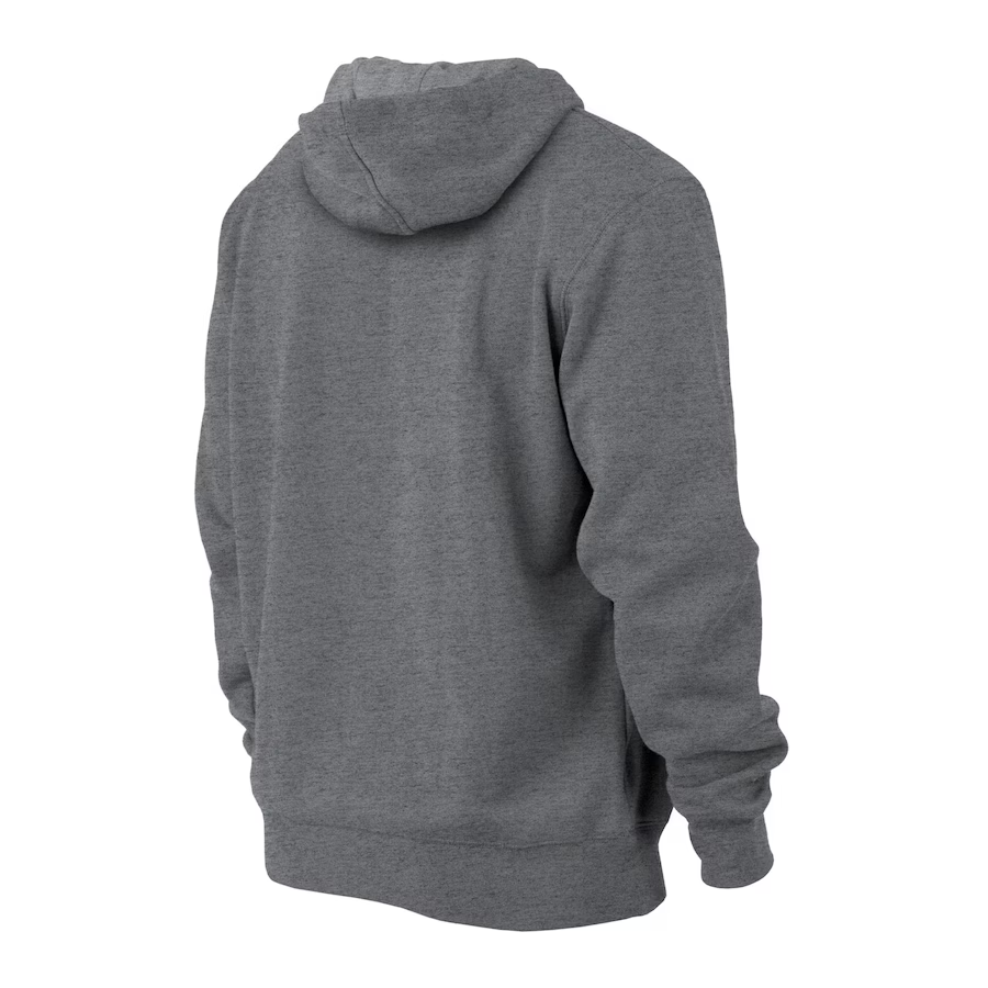 New Era Men San Francisco 49ers Historic Helmet Hooded Sweatshirt-Gray product image 2, provided for visual reference and
