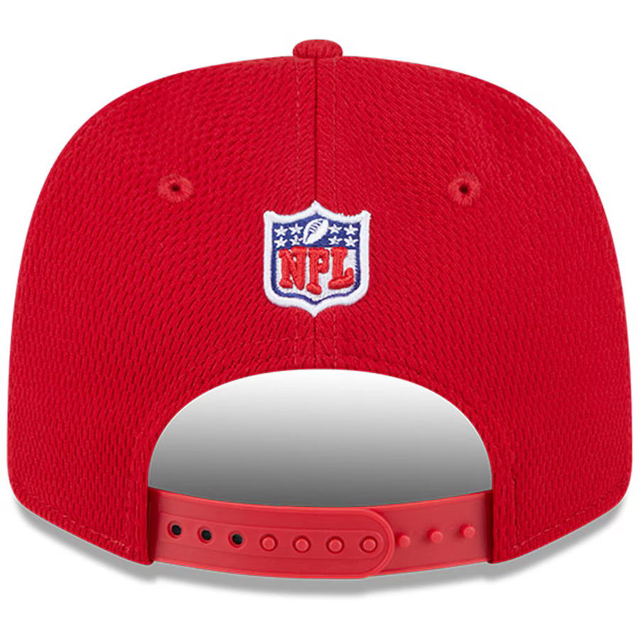 New Era San Francisco 49ers Sideline 9SEVENTY Adjustable Cap-Red product image 4, provided for visual reference and product