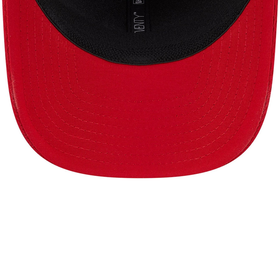 New Era San Francisco 49ers Sideline 9SEVENTY Adjustable Cap-Red product image 5, provided for visual reference and product
