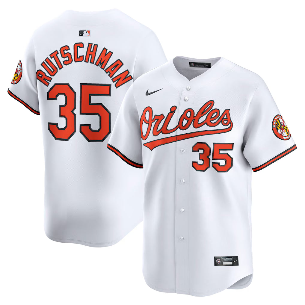 Adley Rutschman Baltimore Orioles Home Jersey - White product image 1