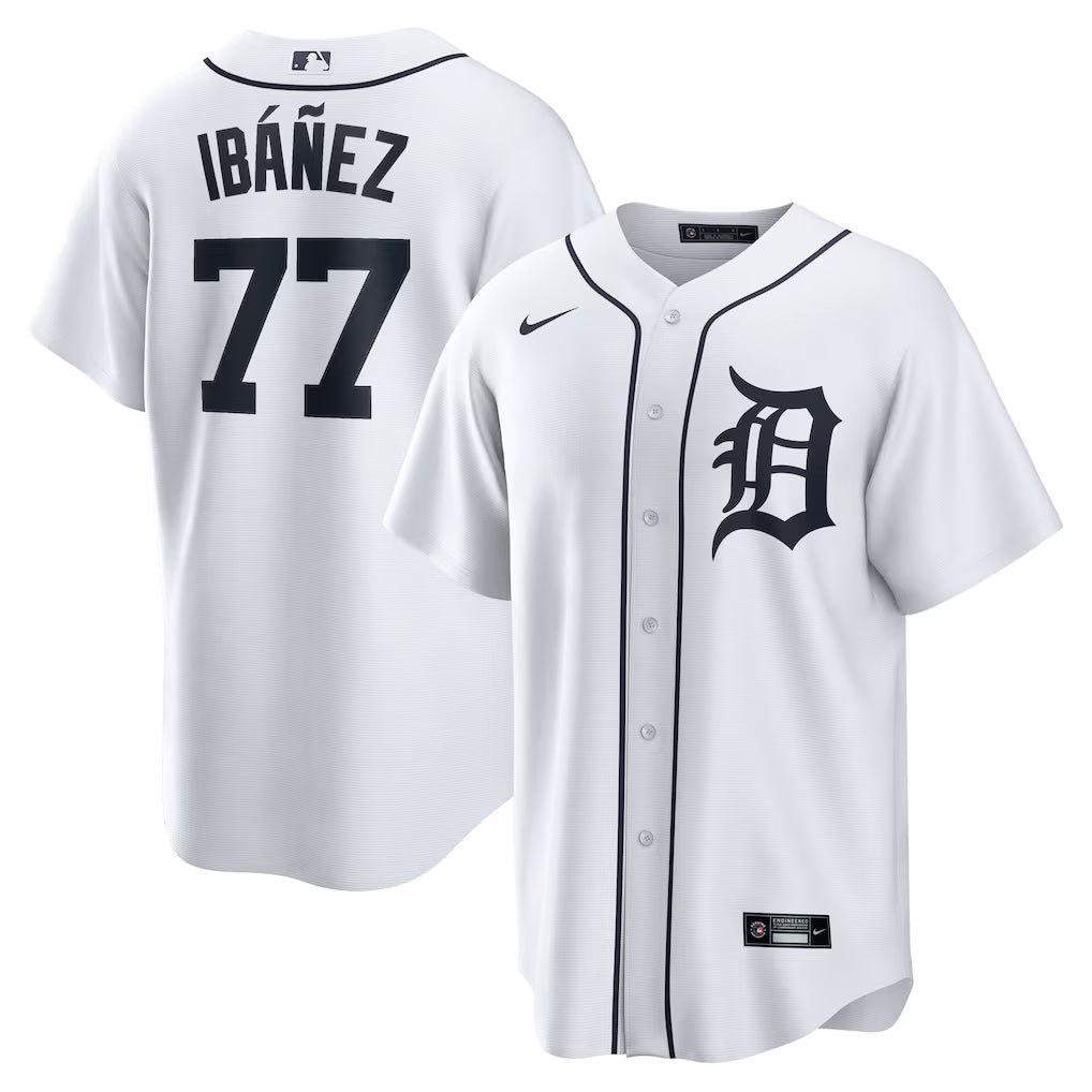 Andy Ibanez Detroit Tigers Home Jersey - White product image 1