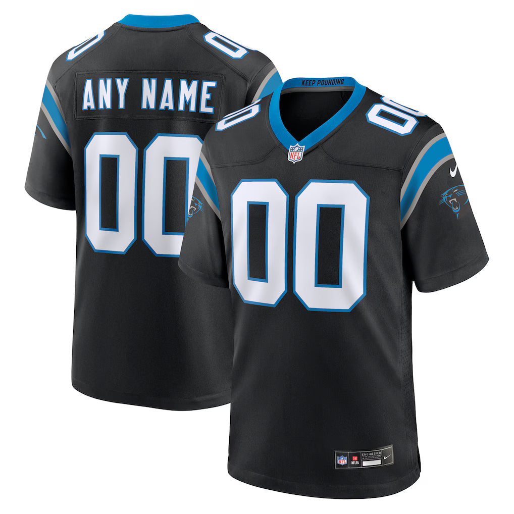 Custom Carolina Panthers Jersey - Black product image 1