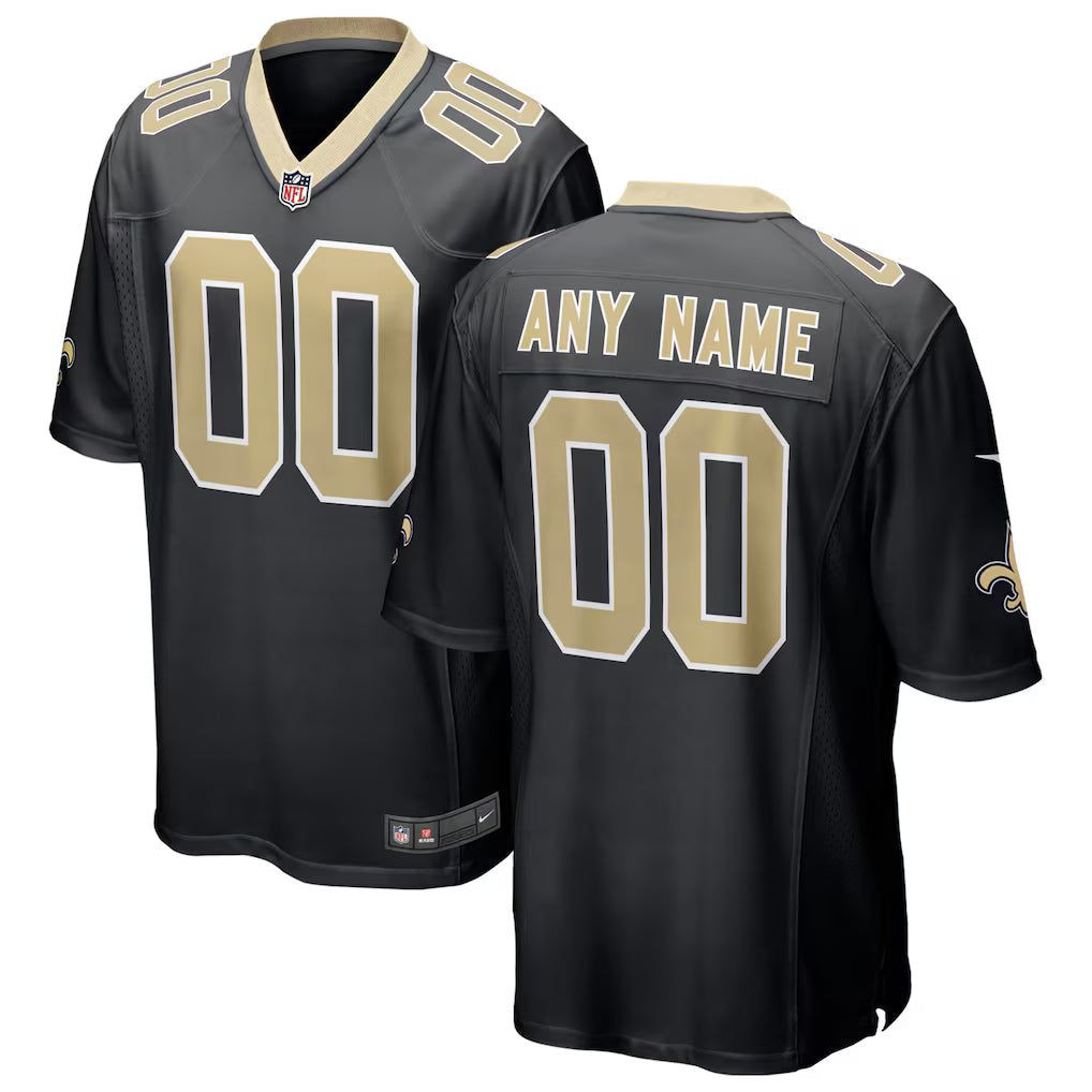 Custom New Orleans Saints Jersey - Black product image 1