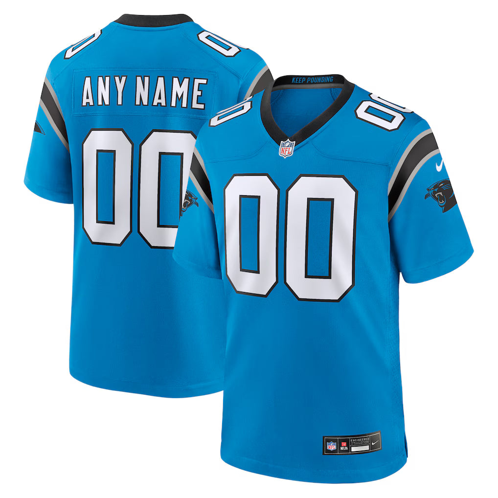 Custom Carolina Panthers Jersey - Blue product image 1