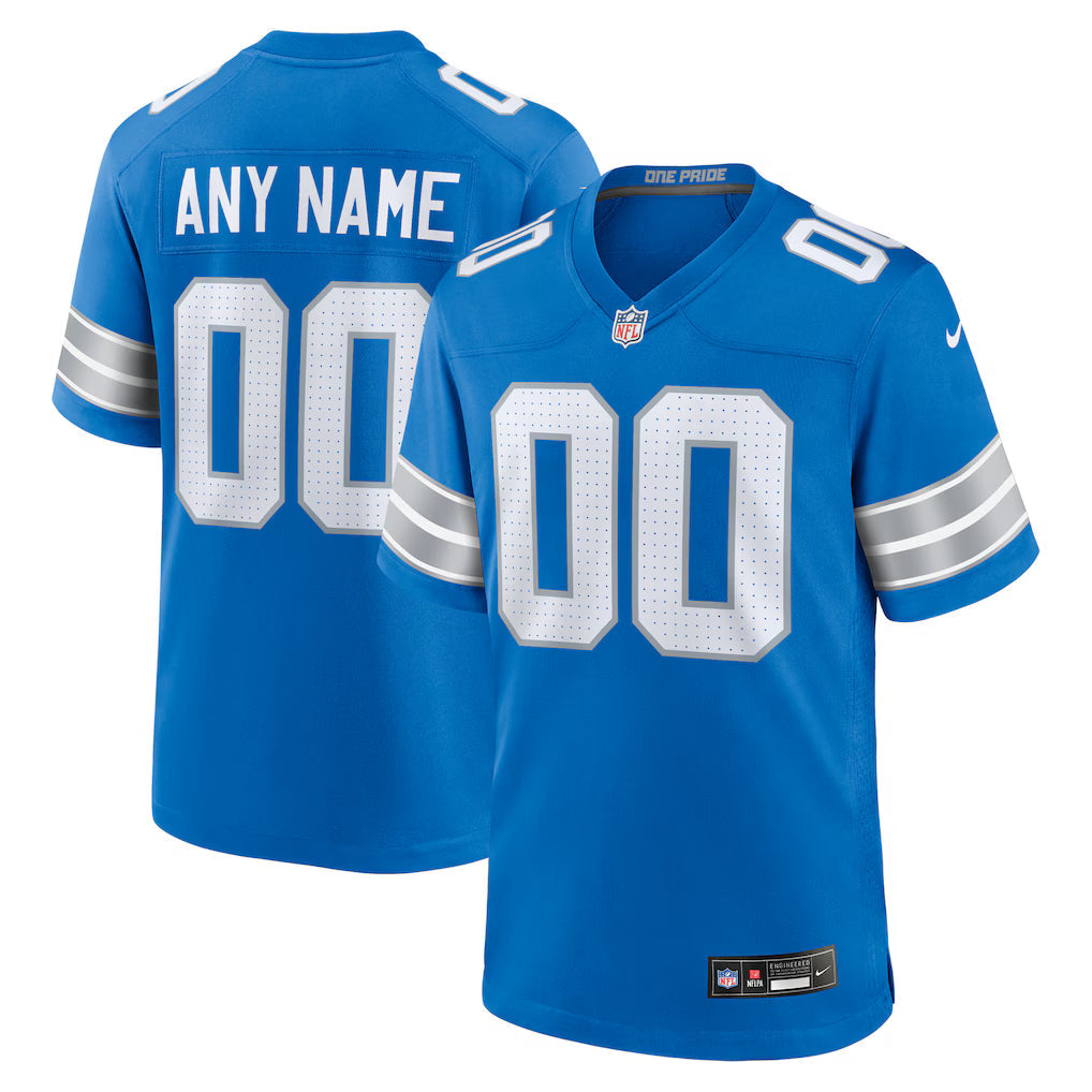 Custom Detroit Lions Jersey - Blue product image 1