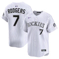 Brendan Rodgers Colorado Rockies Home Jersey - White product image 1