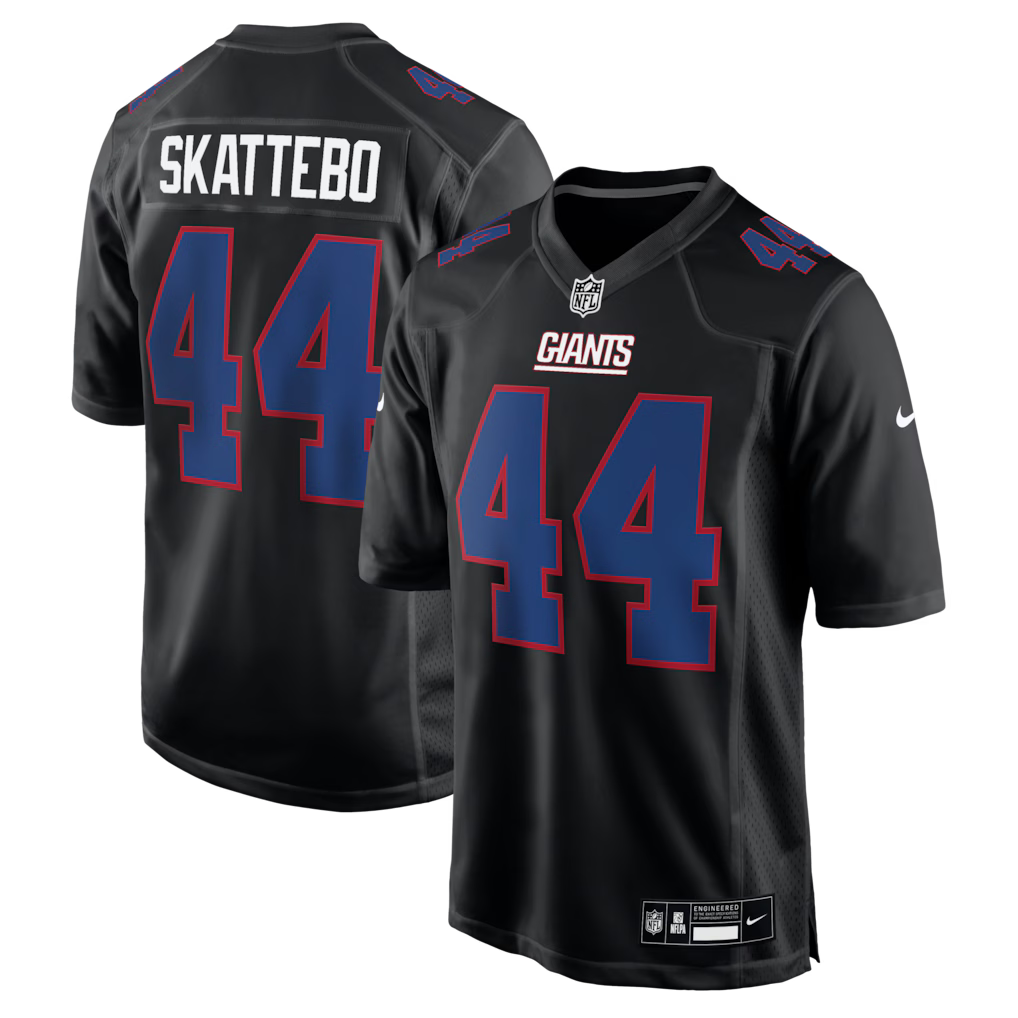Cam Skattebo New York Giants Jersey - Carbon Black product image 1