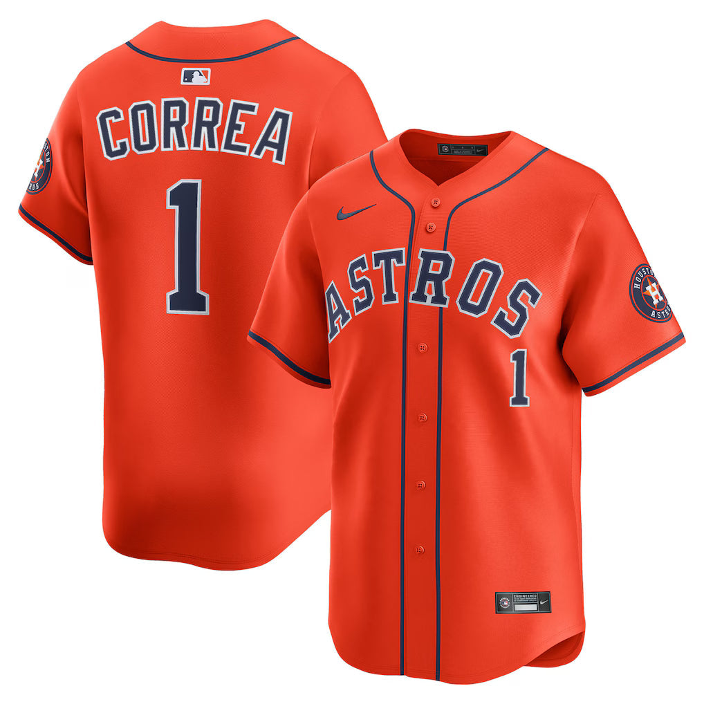 Carlos Correa Houston Astros Alternate Jersey - Orange product image 1