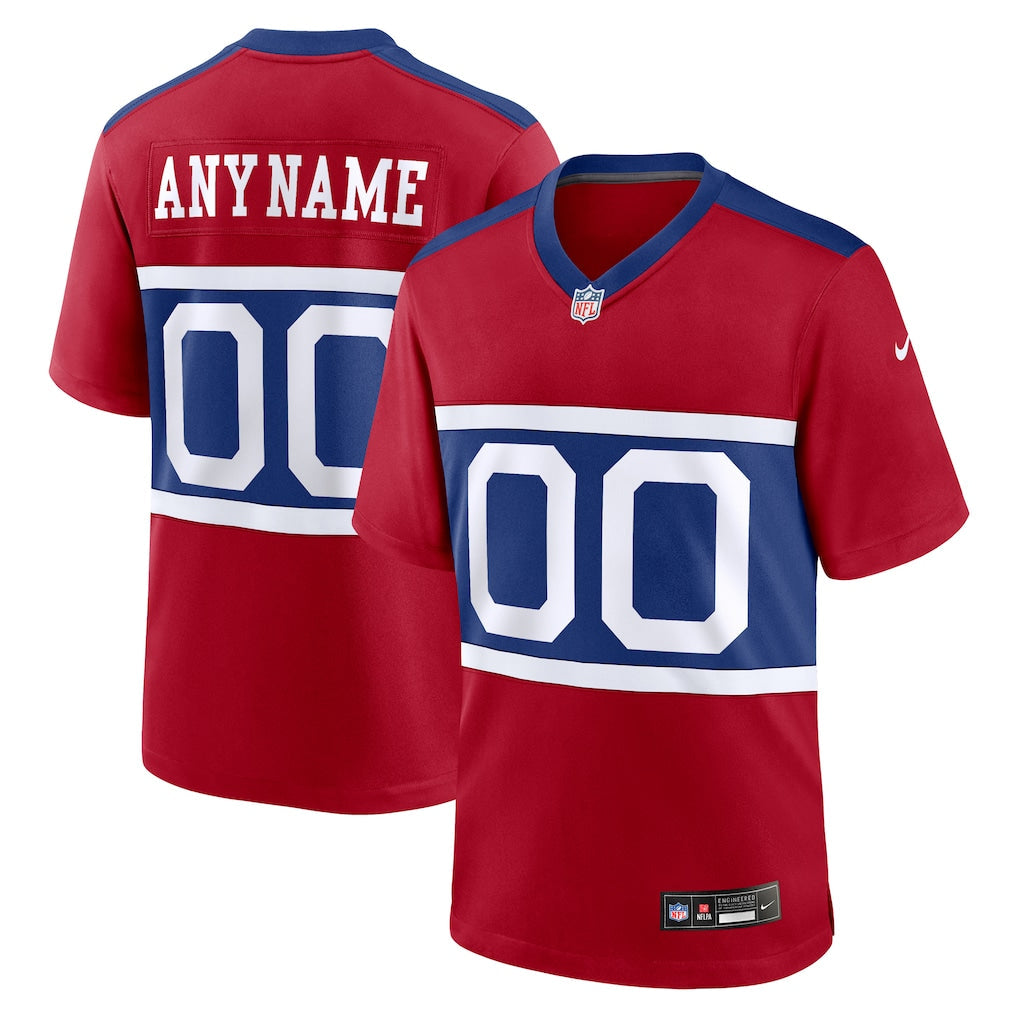 Custom New York Giants Alternate Jersey - Century Red product image 1