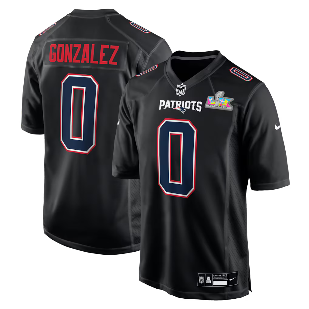 Christian Gonzalez New England Patriots Super Bowl LX Patch product image 1