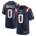 Christian Gonzalez New England Patriots Jersey - Navy product image 1