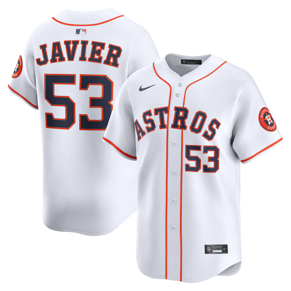 Cristian Javier Houston Astros Home Jersey - White product image 1