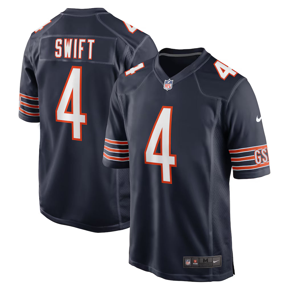 D'Andre Swift Chicago Bears Jersey - Navy product image 1