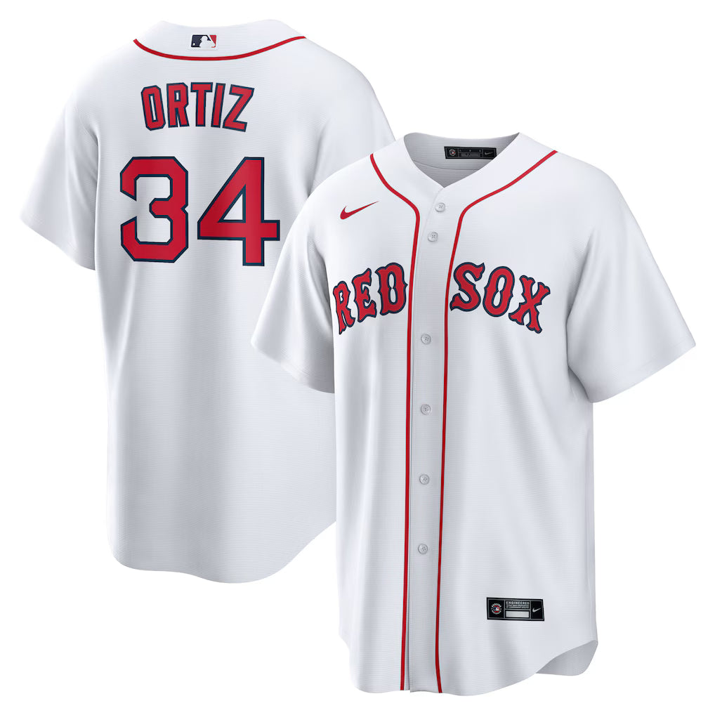 David Ortiz Boston Red Sox Home Player Jersey - White product image 1