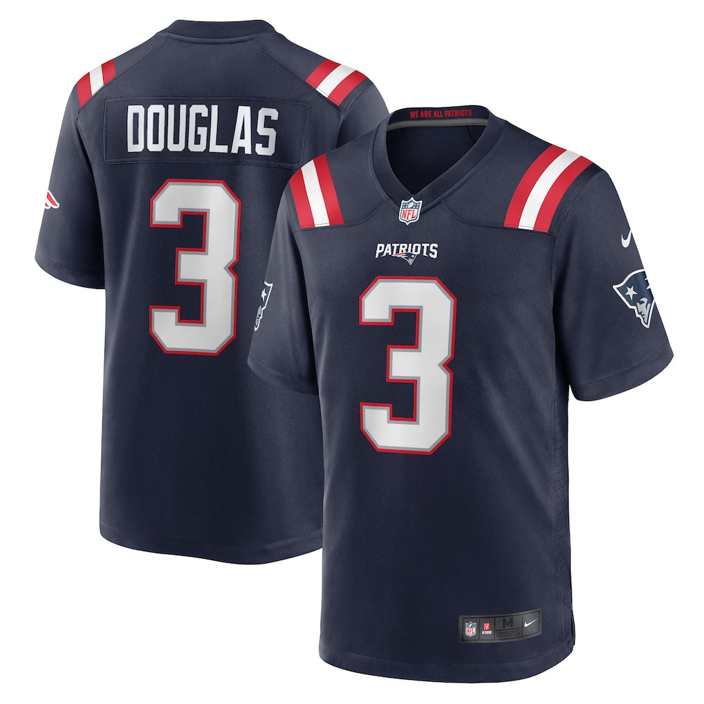 Demario Douglas New England Patriots Jersey - Navy product image 1