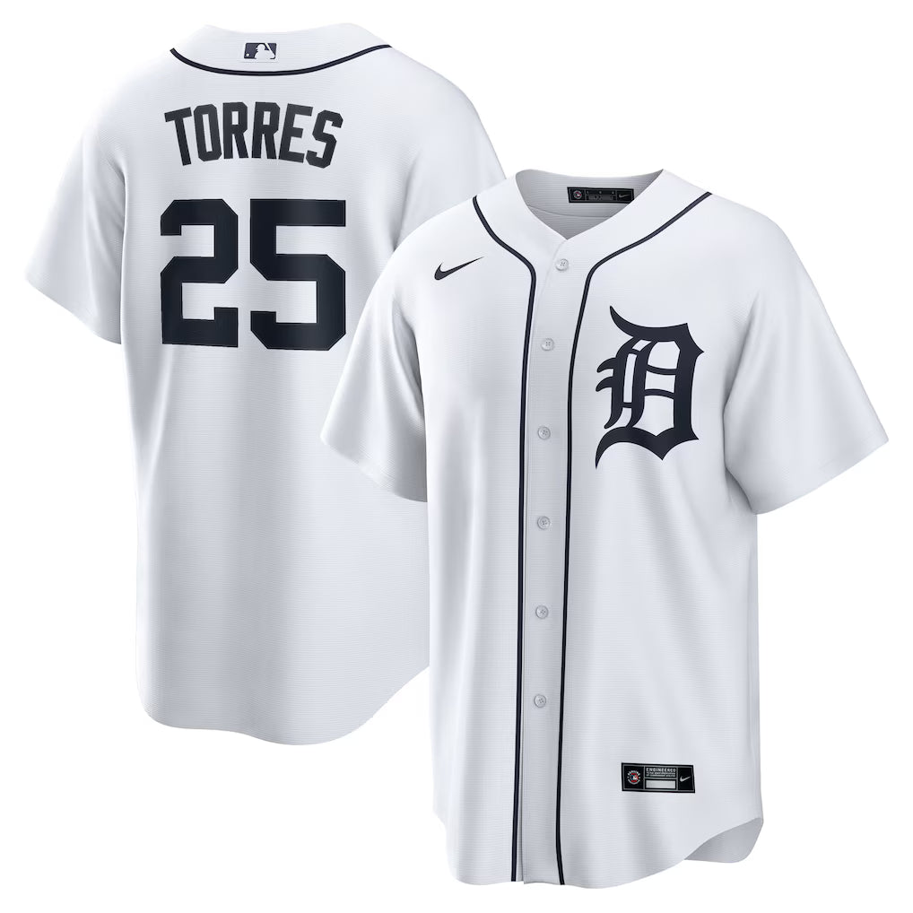 Gleyber Torres Detroit Tigers Home Jersey - White product image 1