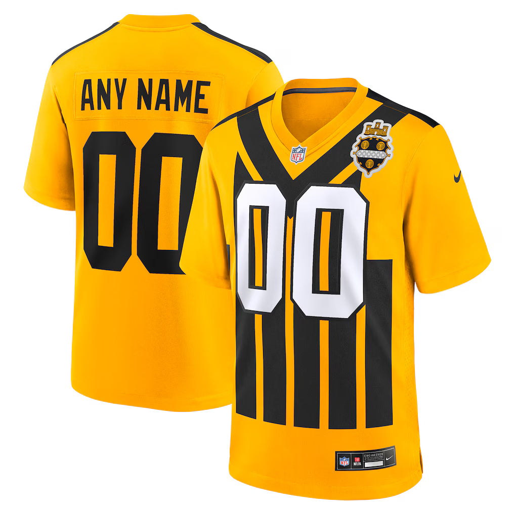 Custom Pittsburgh Steelers Alternate 1933 Throwback Jersey product image 1