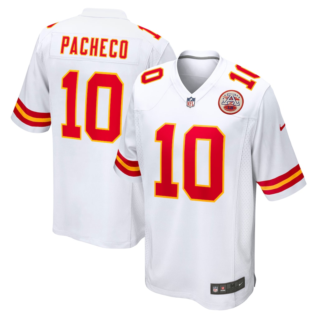 Isiah Pacheco Kansas City Chiefs Jersey - White product image 1