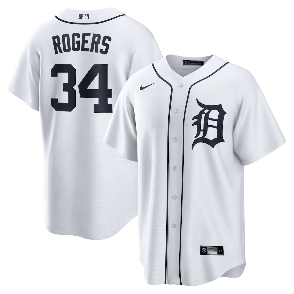 Jake Rogers Detroit Tigers Home Jersey - White product image 1