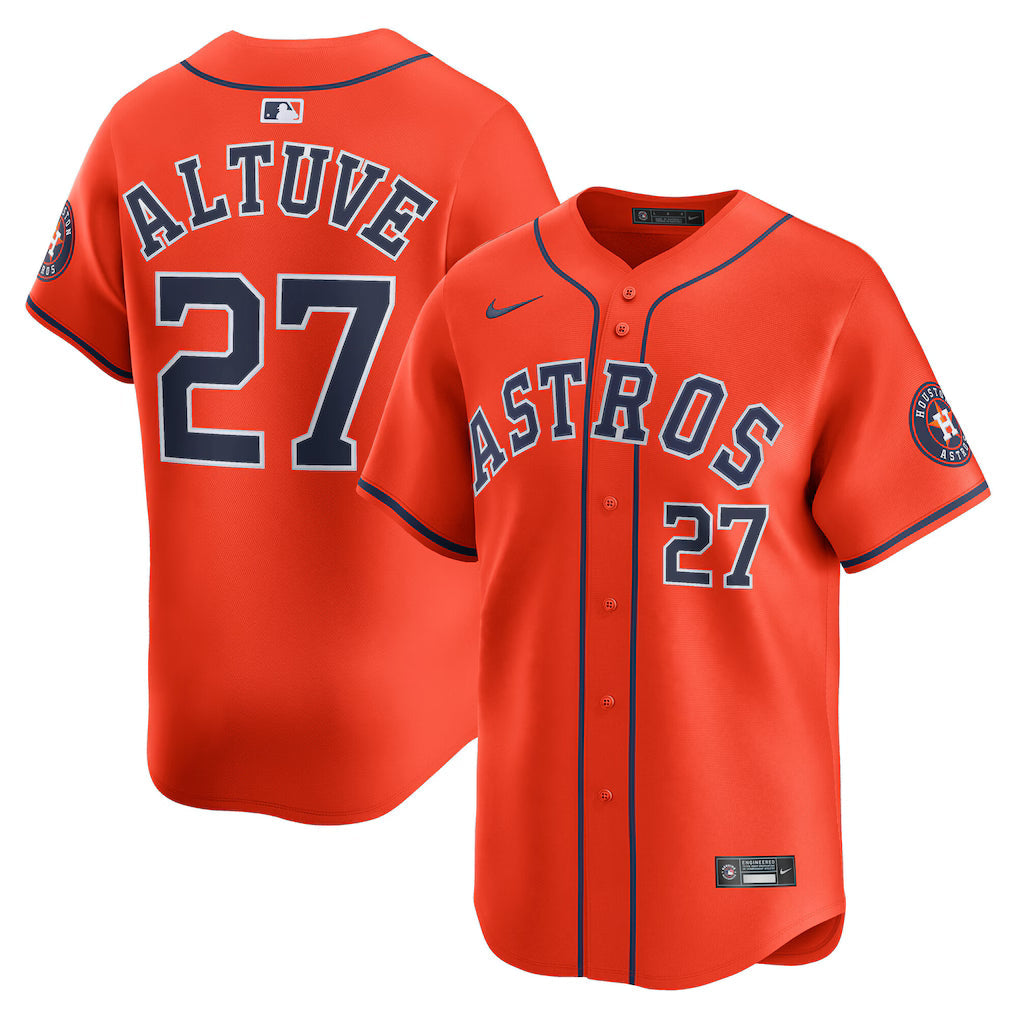 Jose Altuve Houston Astros Alternate Jersey - Orange product image 1