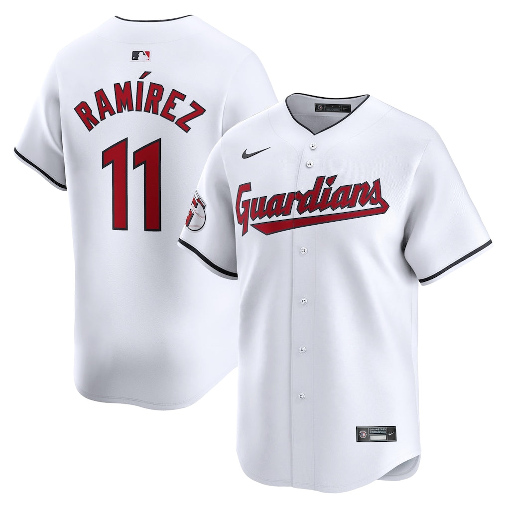 Jose Ramirez Cleveland Guardians Home Jersey - White product image 1