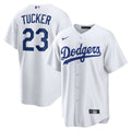 Kyle Tucker Los Angeles Dodgers Home Jersey - White product image 1