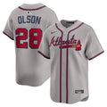 Matt Olson Atlanta Braves Road Limited Player Jersey - Gray product image 1